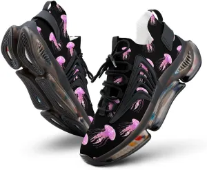 A Glowing Jellyfish Men's Running Shoes Lightweight Walking Shoe Breathable Sneaker