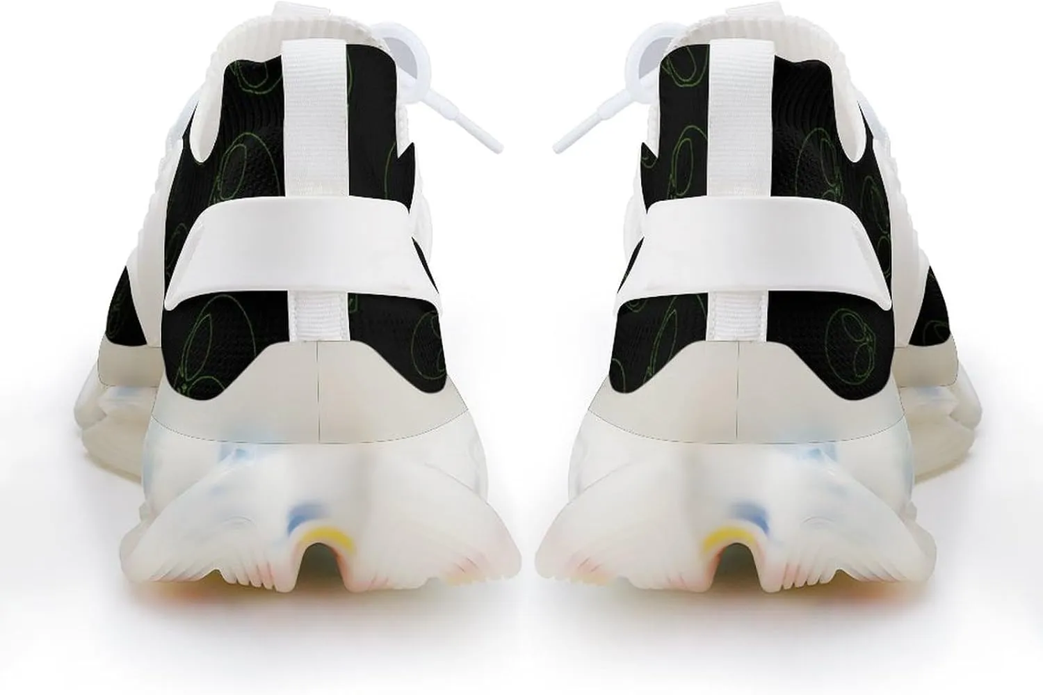 Alien Head Men's Running Shoes Lightweight Walking Shoe Breathable Sneaker
