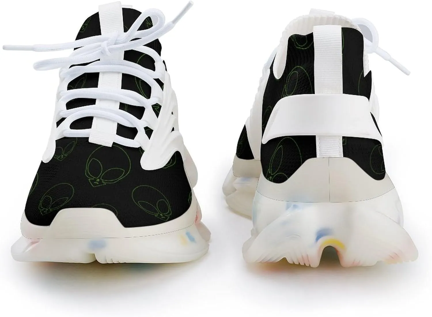 Alien Head Men's Running Shoes Lightweight Walking Shoe Breathable Sneaker