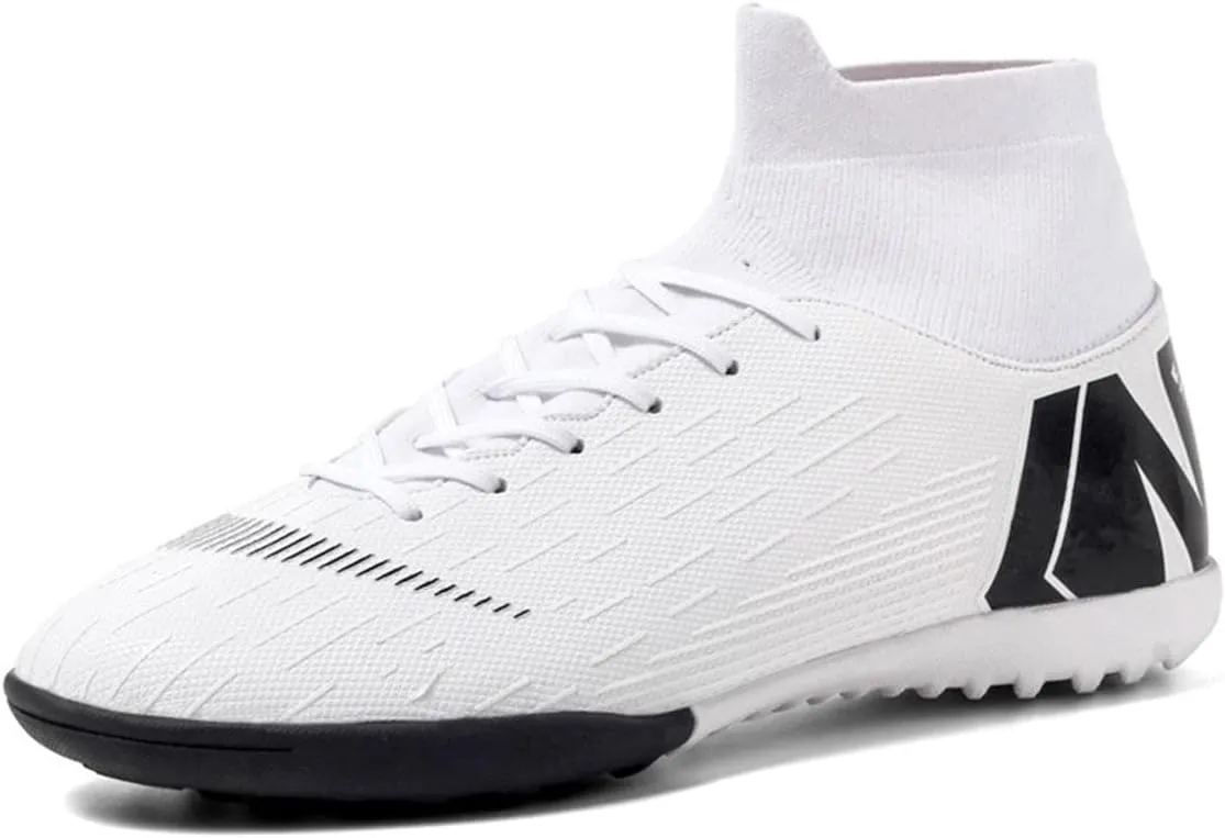 AMZ BSHIDA Indoor Soccer Shoes for Mens Youth Athletic Football Soccer Turf Cleats