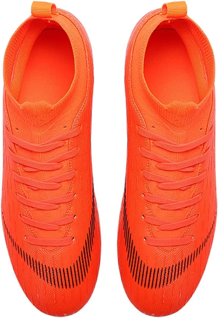 AMZ BSHIDA Indoor Soccer Shoes for Mens Youth Athletic Football Soccer Turf Cleats