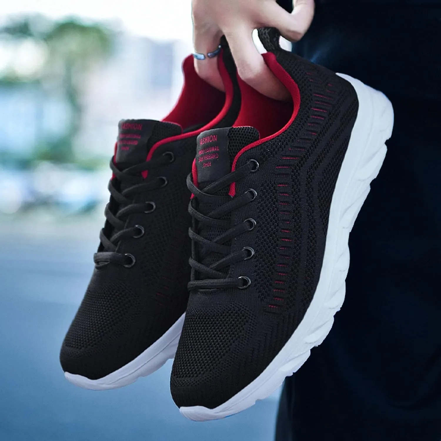 Arch Support Hiking Shoes for Men Comfortable Breathable Lightweight Tennis Shoe Men's Comfortable Canvas Shoes