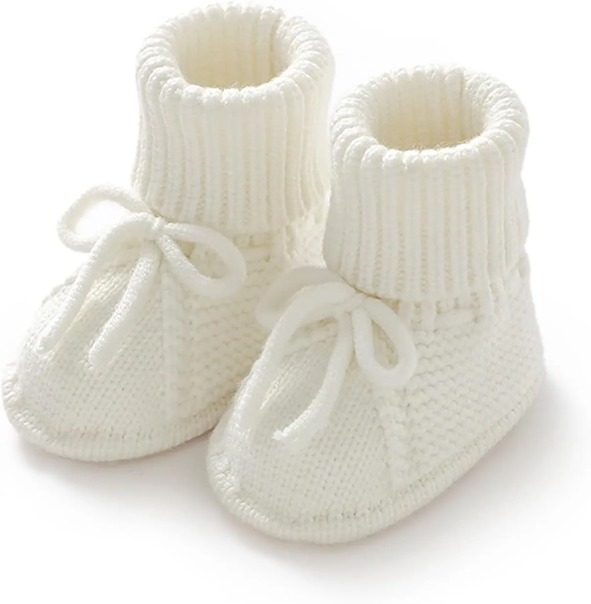 Baby Booties Newborn Sock Shoes Hand Knitting Crochet Infant Boy Girl Cozy Shoes Indoor Walking Shoes Breathable
