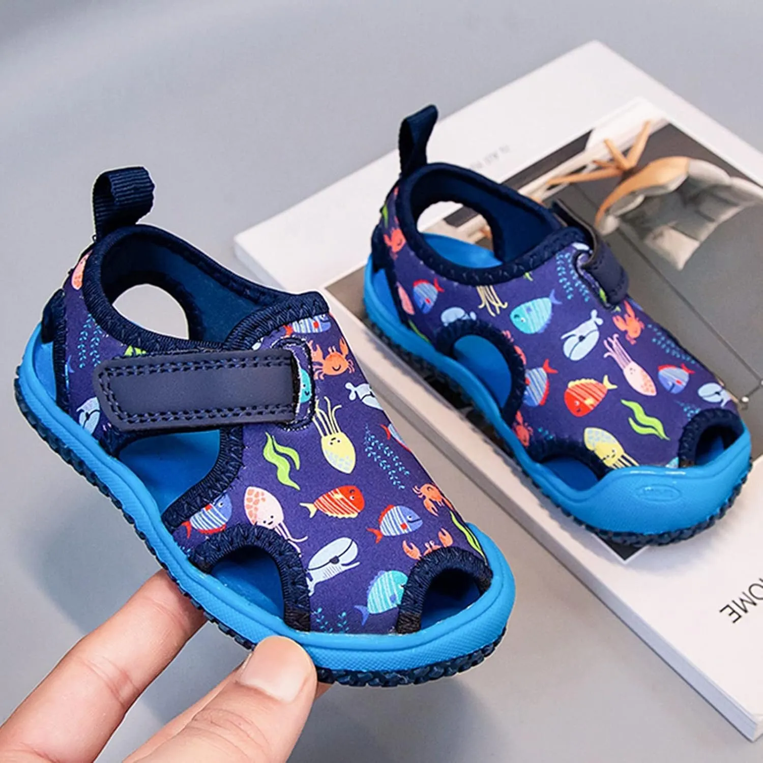 Baby Shoes Fashionable Casual Sandals Flat Toddler Shoes Comfortable Soft Casual Toddler Shoes Water Shoes Boys