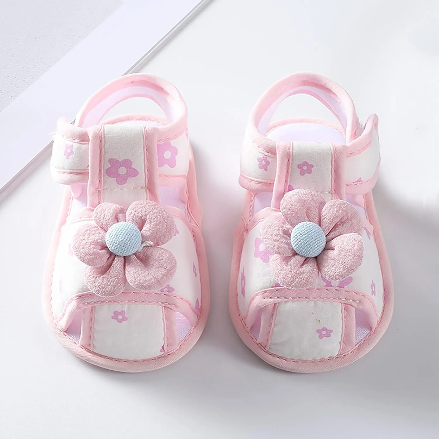 Baby Walking Shoes Boy 6-12 Months Infant Girls Open Toe Bowknot Tie Dye Shoes First Walkers Shoes Quilted Bodysuit