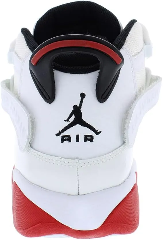 Big Kid's Jordan 6 Rings White/Mystic Hibiscus (323419 116)