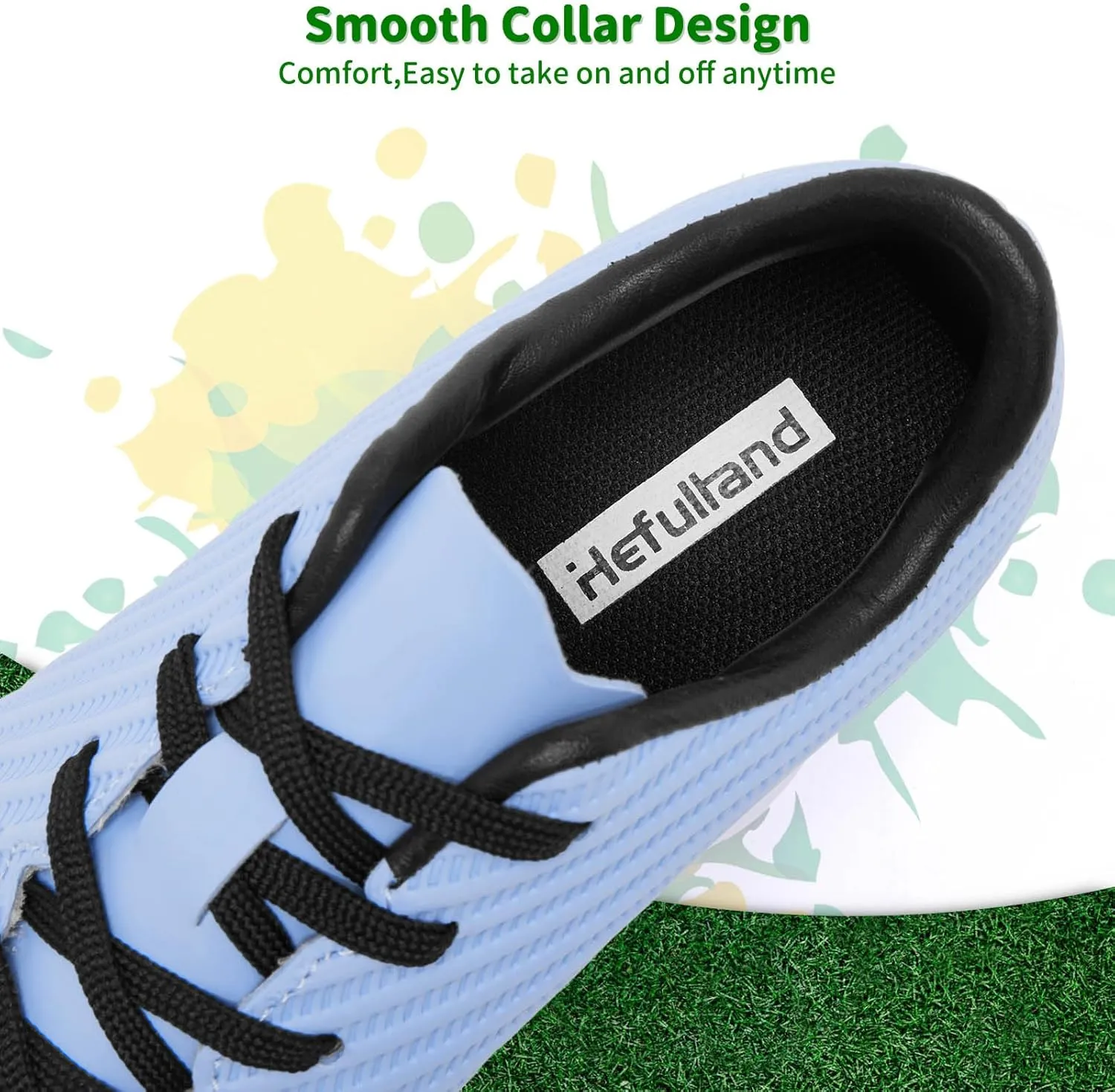 Boys Girls Soccer Cleats Youth Firm Groud Soccer Shoes Athletic Outdoor Training Football Cleats for Little/Big Kids