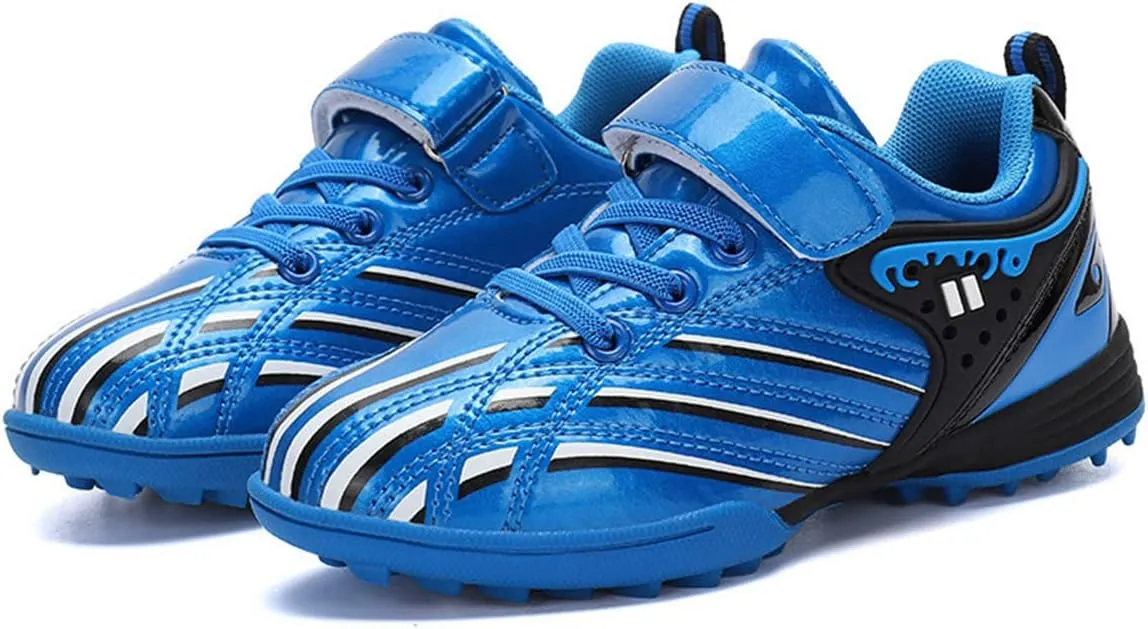 Boys Kids Youth Soccer Cleats Anti-Slip Football Boot Artificial Ground Soccer Shoes