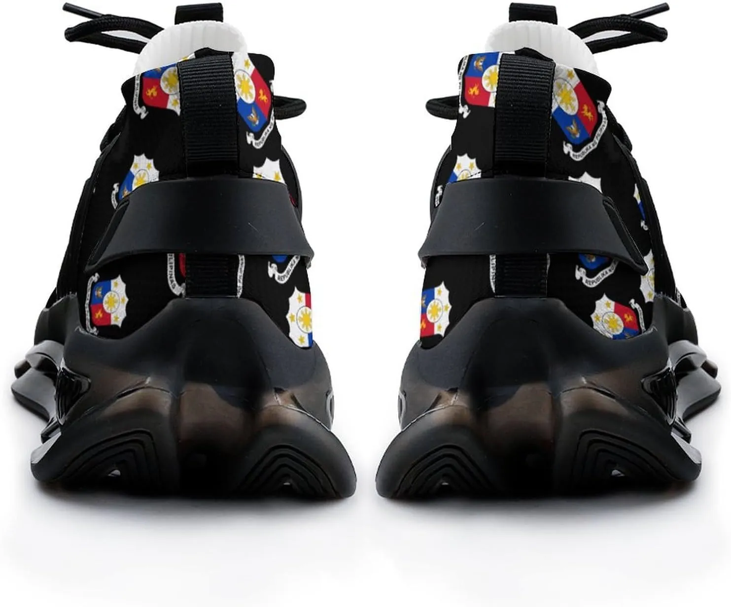 Coat of Arms of Philippines Men's Running Shoes Lightweight Walking Shoe Breathable Sneaker
