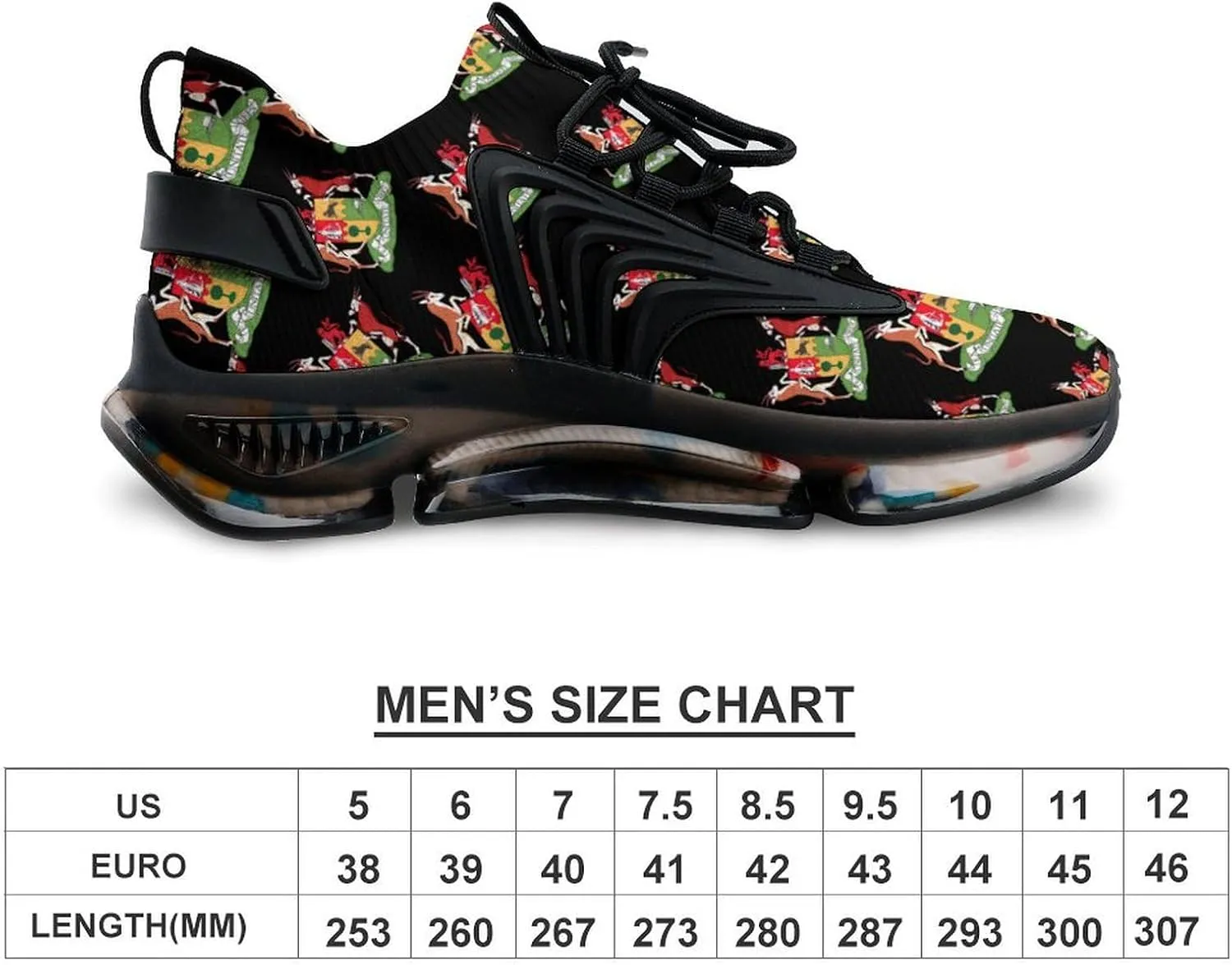 Coat of Arms of South Africa Men's Running Shoes Lightweight Walking Shoe Breathable Sneaker