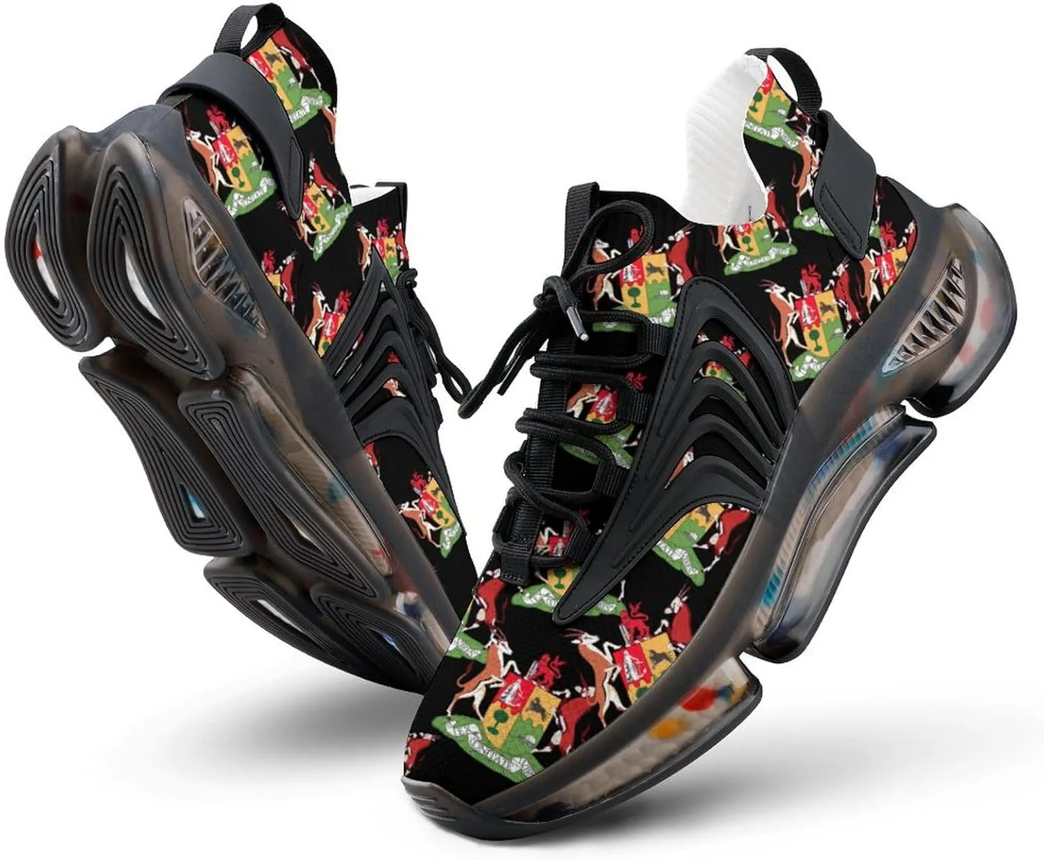 Coat of Arms of South Africa Men's Running Shoes Lightweight Walking Shoe Breathable Sneaker