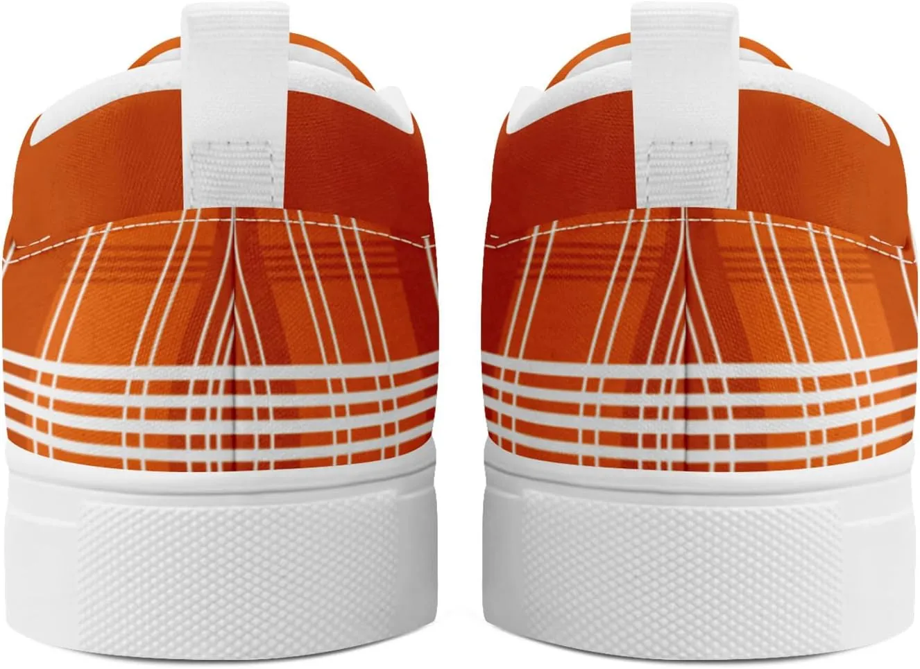 Custom Plaid Slip-On Canvas Shoes Personalized Logo Name Classic Design Comfortable Breathable Casual Summer Sneaker
