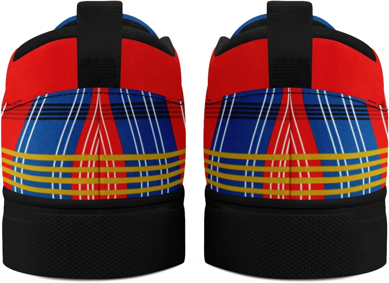 Custom Plaid Slip-On Canvas Shoes Personalized Logo Name Classic Design Comfortable Breathable Casual Summer Sneaker