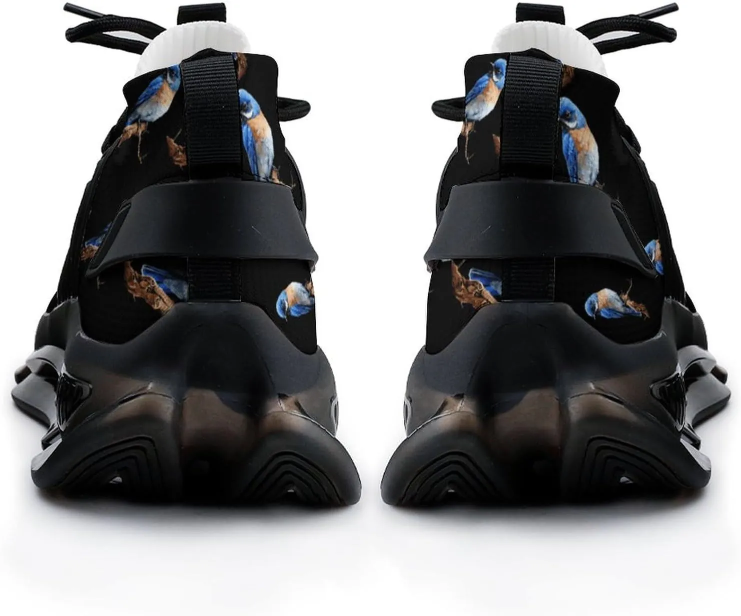 Cute Bird Blue Jay Men's Running Shoes Lightweight Walking Shoe Breathable Sneaker