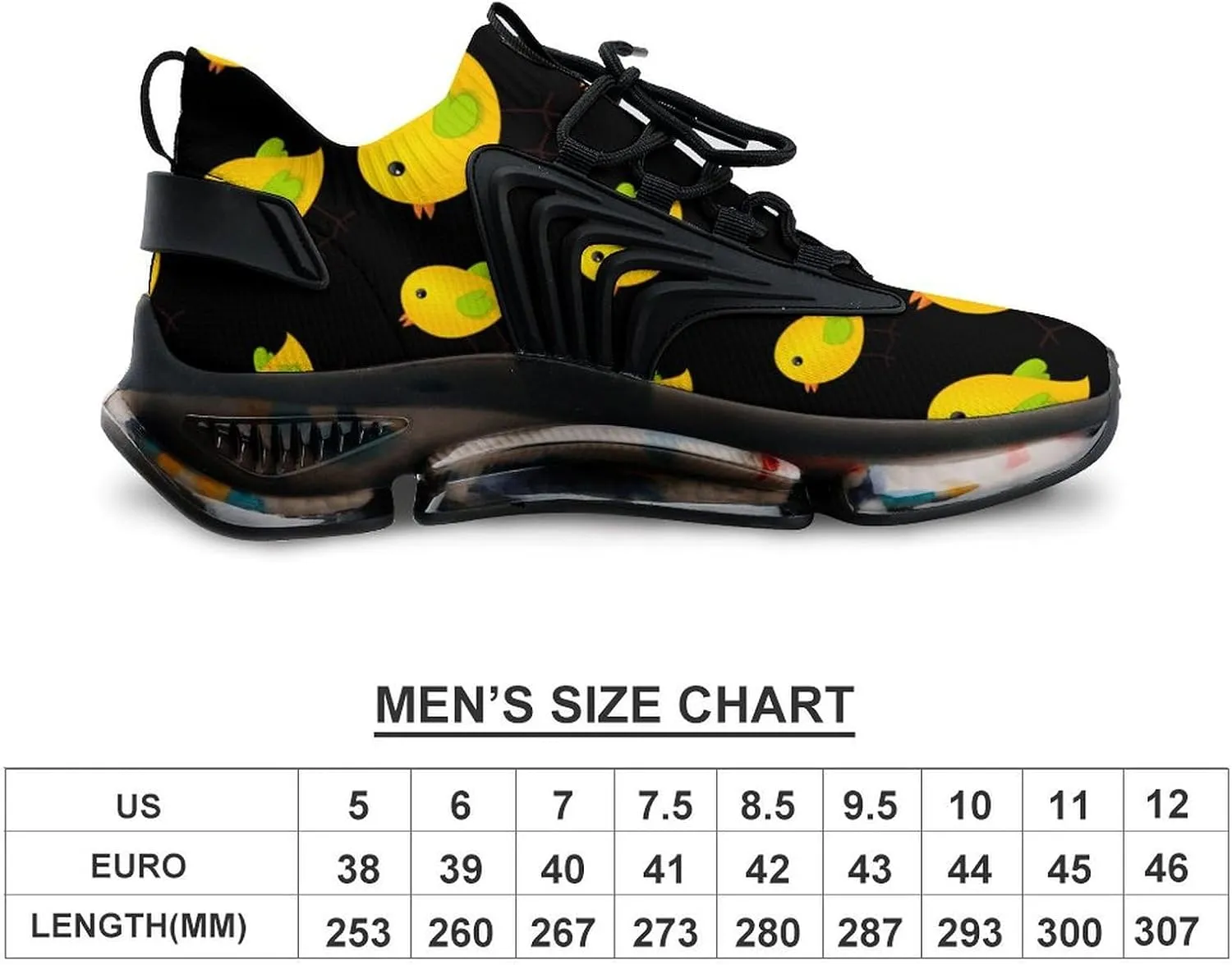 Cute Bird Men's Running Shoes Lightweight Walking Shoe Breathable Sneaker