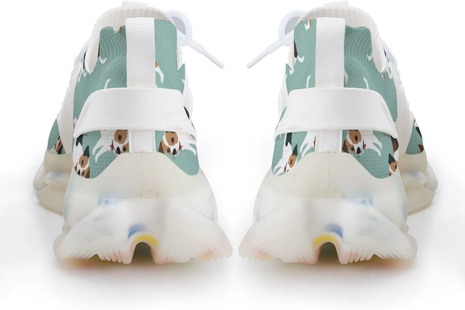 Cute Jack Russell Terrier Dog Men's Running Shoes Lightweight Walking Shoe Breathable Sneaker
