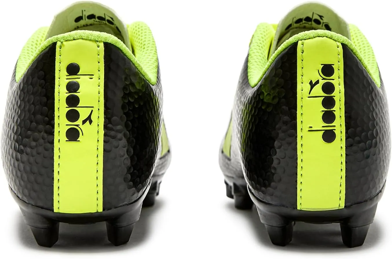 Diadora Cattura Youth Firm Ground Soccer Cleats, Little/Big Kid Sizing, Perfected for Natural and Artificial Playing Surfaces