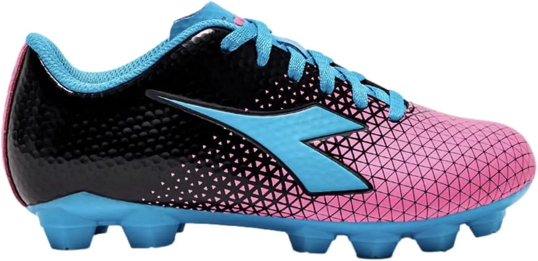 Diadora Cattura Youth Firm Ground Soccer Cleats, Little/Big Kid Sizing, Perfected for Natural and Artificial Playing Surfaces