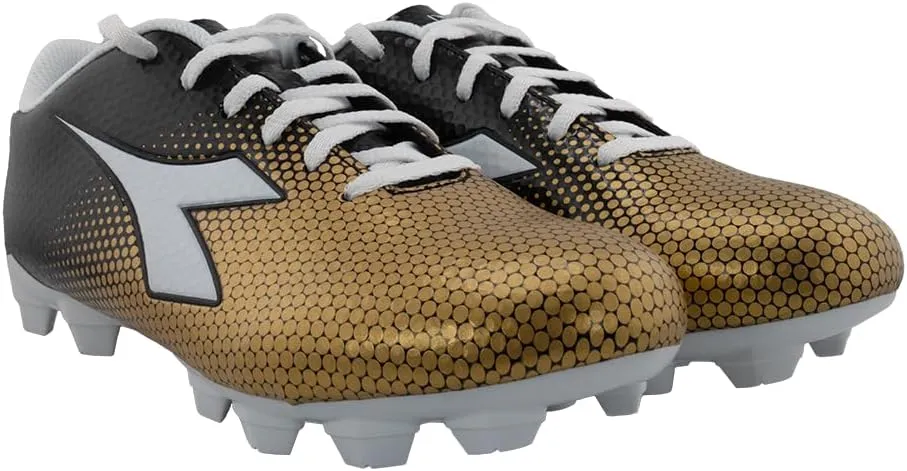 Diadora Cattura Youth Firm Ground Soccer Cleats, Little/Big Kid Sizing, Perfected for Natural and Artificial Playing Surfaces