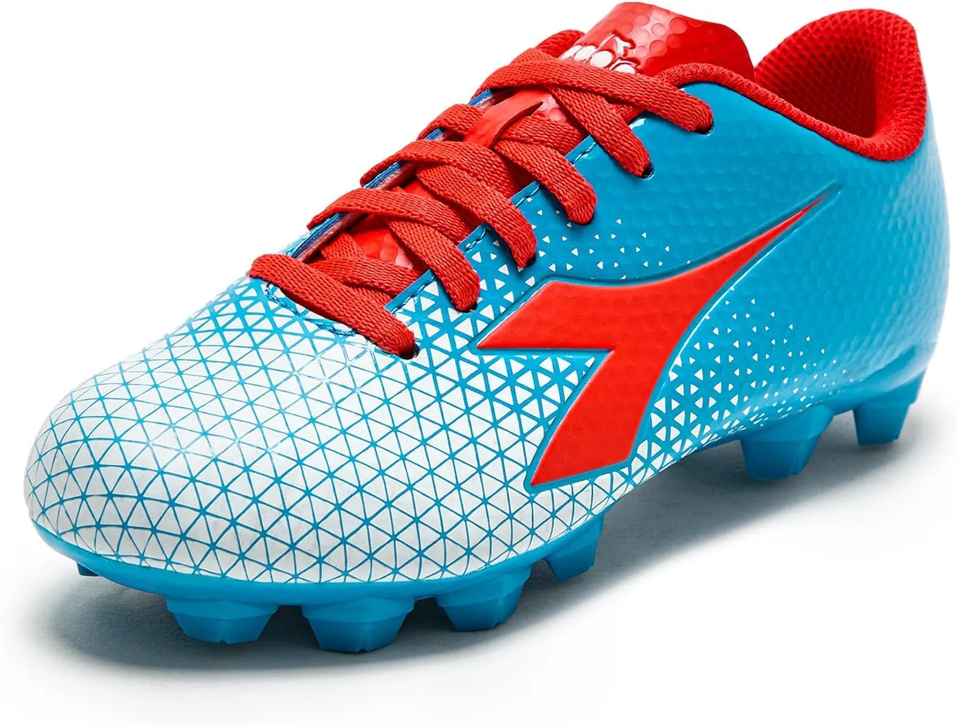 Diadora Cattura Youth Firm Ground Soccer Cleats, Little/Big Kid Sizing, Perfected for Natural and Artificial Playing Surfaces