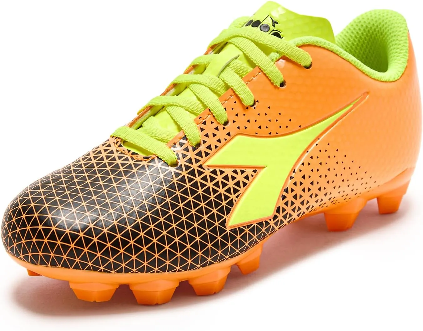 Diadora Cattura Youth Firm Ground Soccer Cleats, Little/Big Kid Sizing, Perfected for Natural and Artificial Playing Surfaces