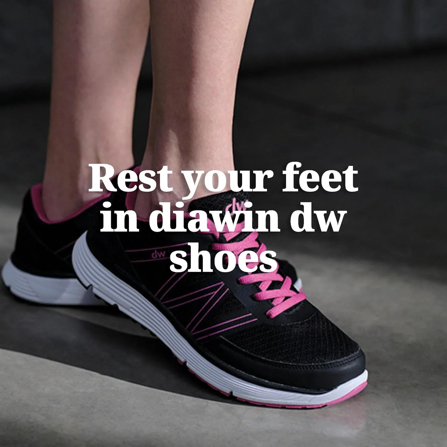 Diawin Wide Shoes for Women – Wide Toe Box, Smooth Interior, Breathable Design, Extra Depth – Perfect for Hallux, Sensitive, Swollen, Diabetic Feet, All-Day Comfort, Lightweight Walking & Foot Support