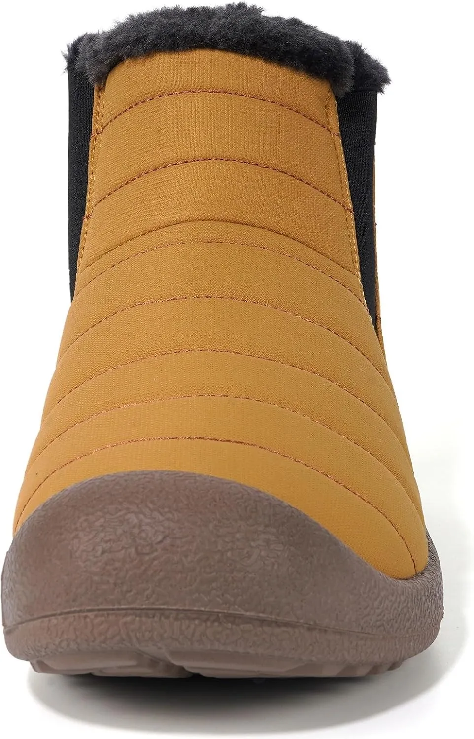 Eagsouni Womens Mens Snow Boots Winter Shoes Slip On Ankle Booties Anti-Slip Water Resistant Fully Fur Lined Outdoor Sneakers
