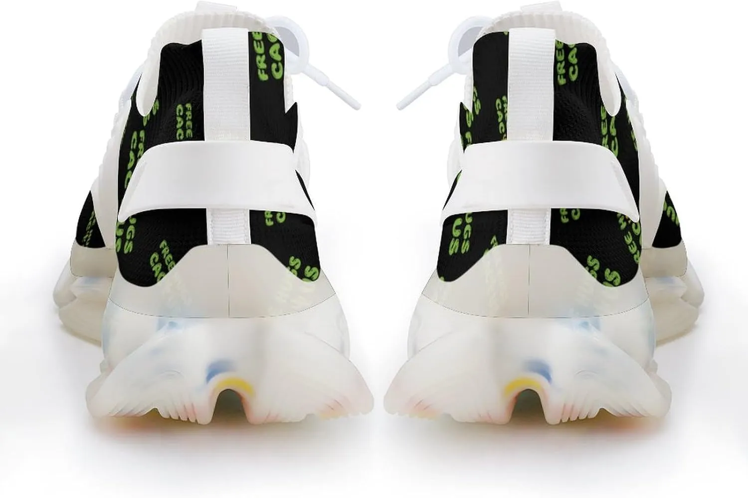 Free Hugs Cactus Men's Running Shoes Lightweight Walking Shoe Breathable Sneaker
