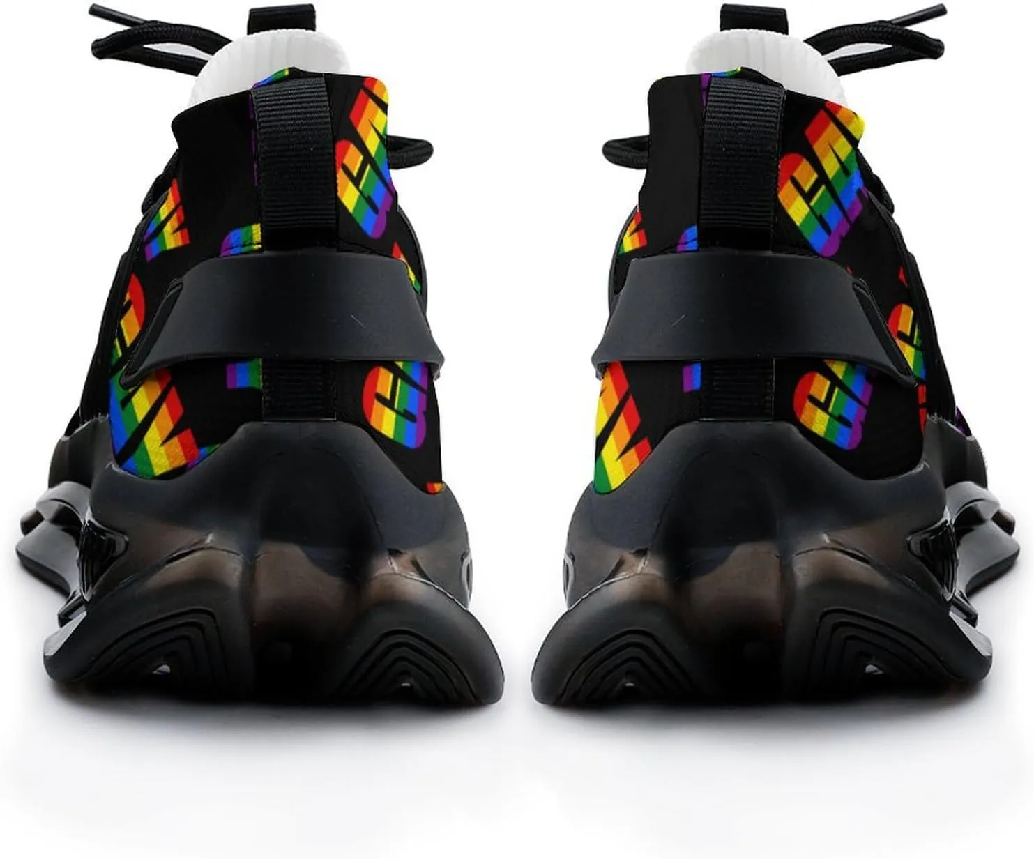 Gay Pride Rainbow LGBTQ Men's Running Shoes Lightweight Walking Shoe Breathable Sneaker