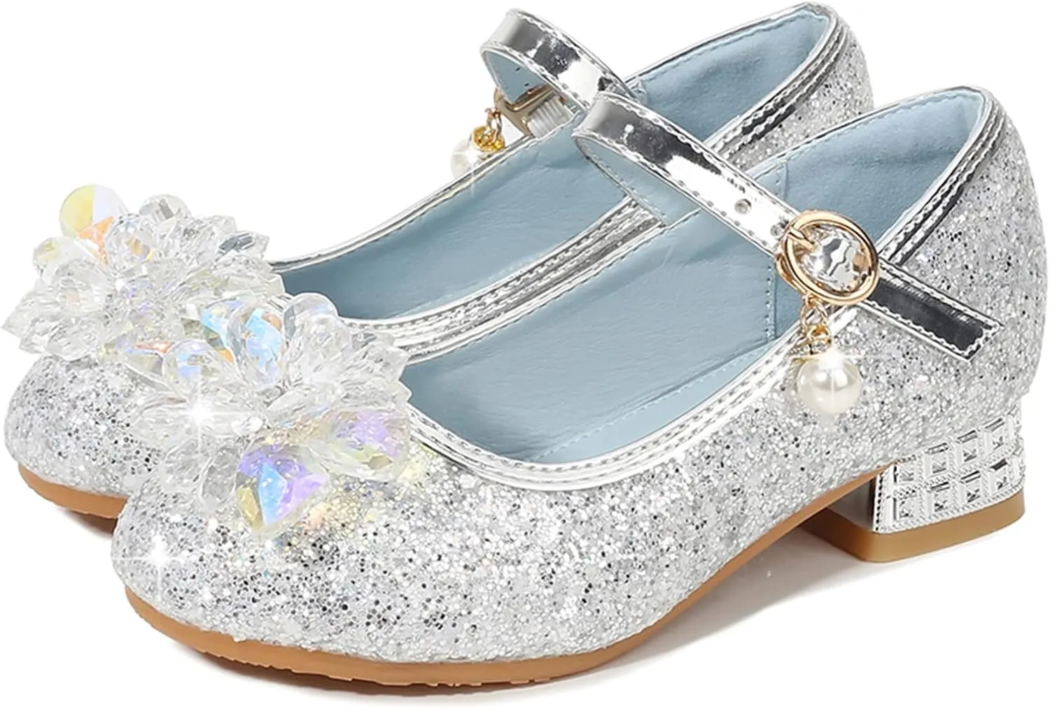Girls Flip Flops Size 10 Toddler Toddler Little Kid Girls Dress Pumps Glitter Sequins Cute House Shoes Girls