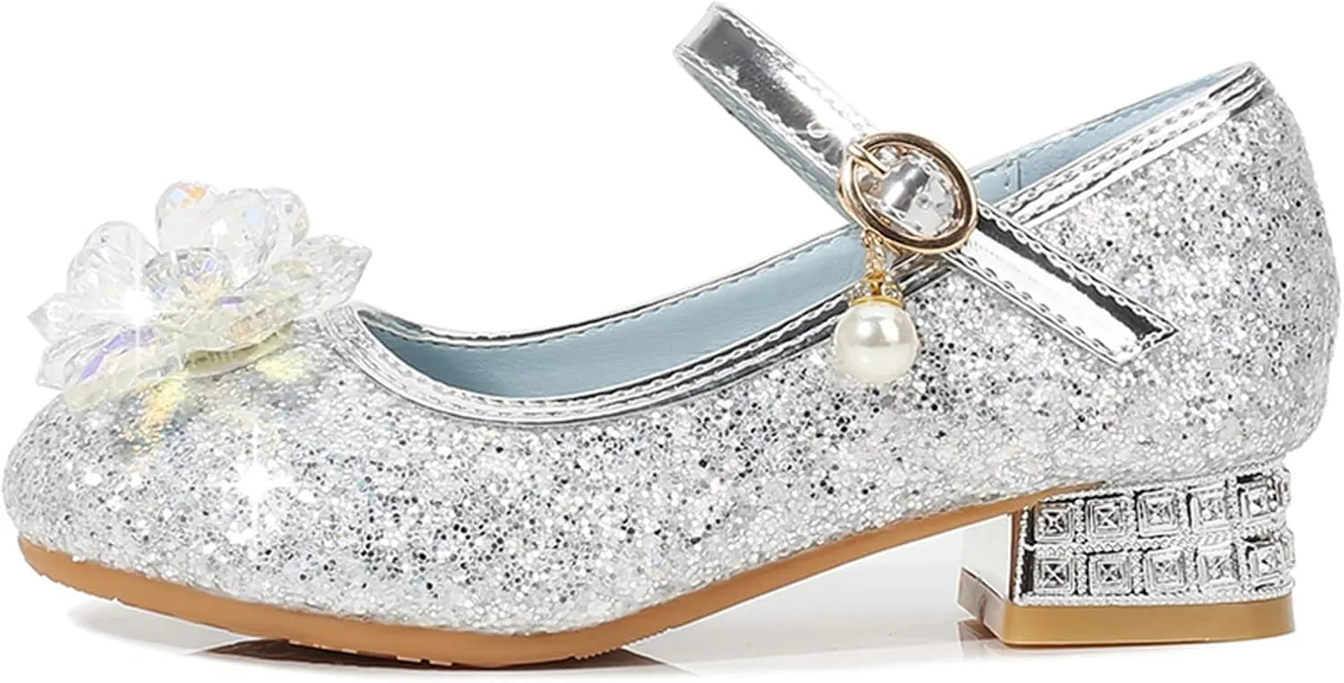 Girls Flip Flops Size 10 Toddler Toddler Little Kid Girls Dress Pumps Glitter Sequins Cute House Shoes Girls