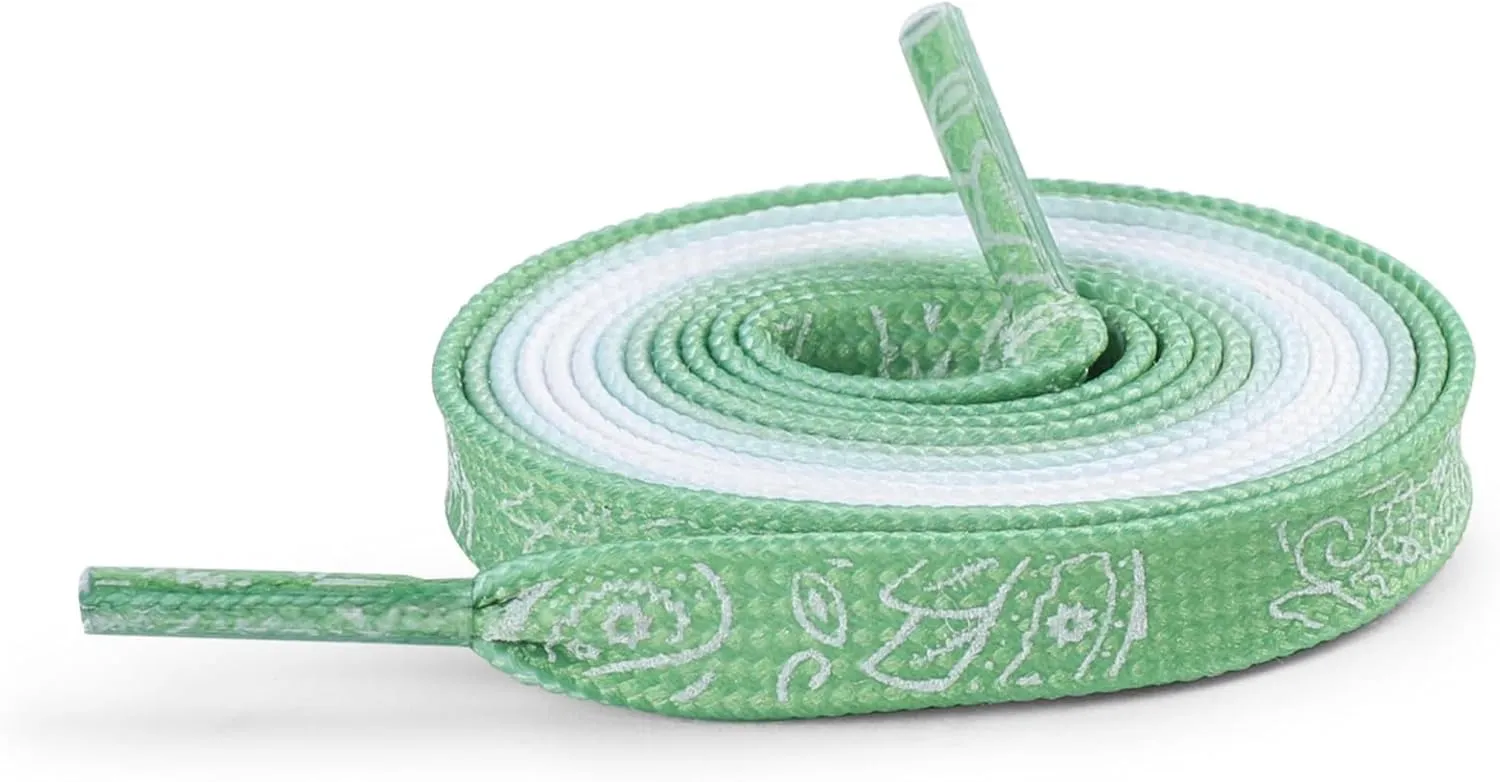 Glow-in-the-Dark Laces, Flat Laces for Sneakers, Canvas Shoes, Skate Shoes - One Size Fits All