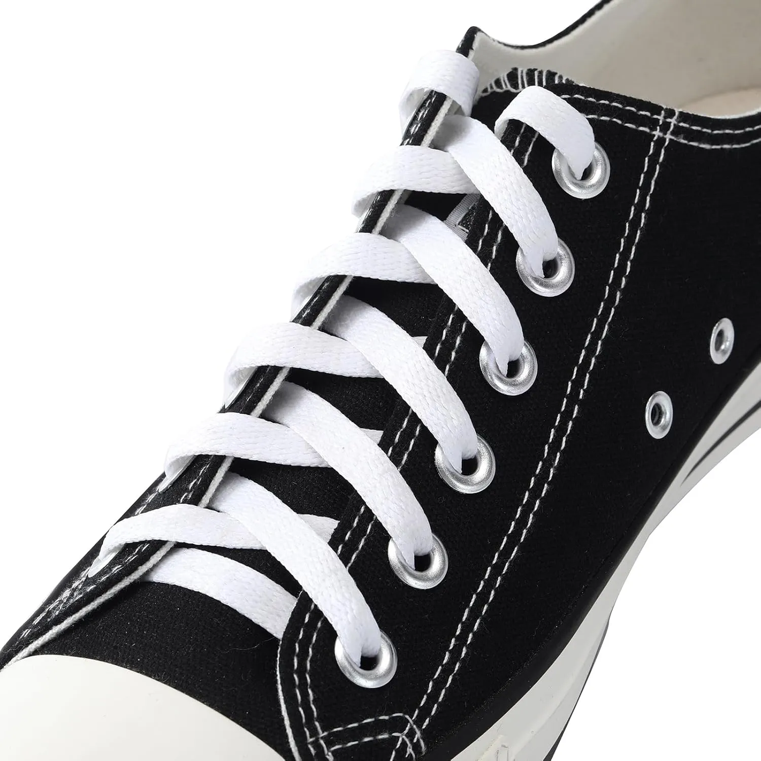 Glow-in-the-Dark Laces, Flat Laces for Sneakers, Canvas Shoes, Skate Shoes - One Size Fits All