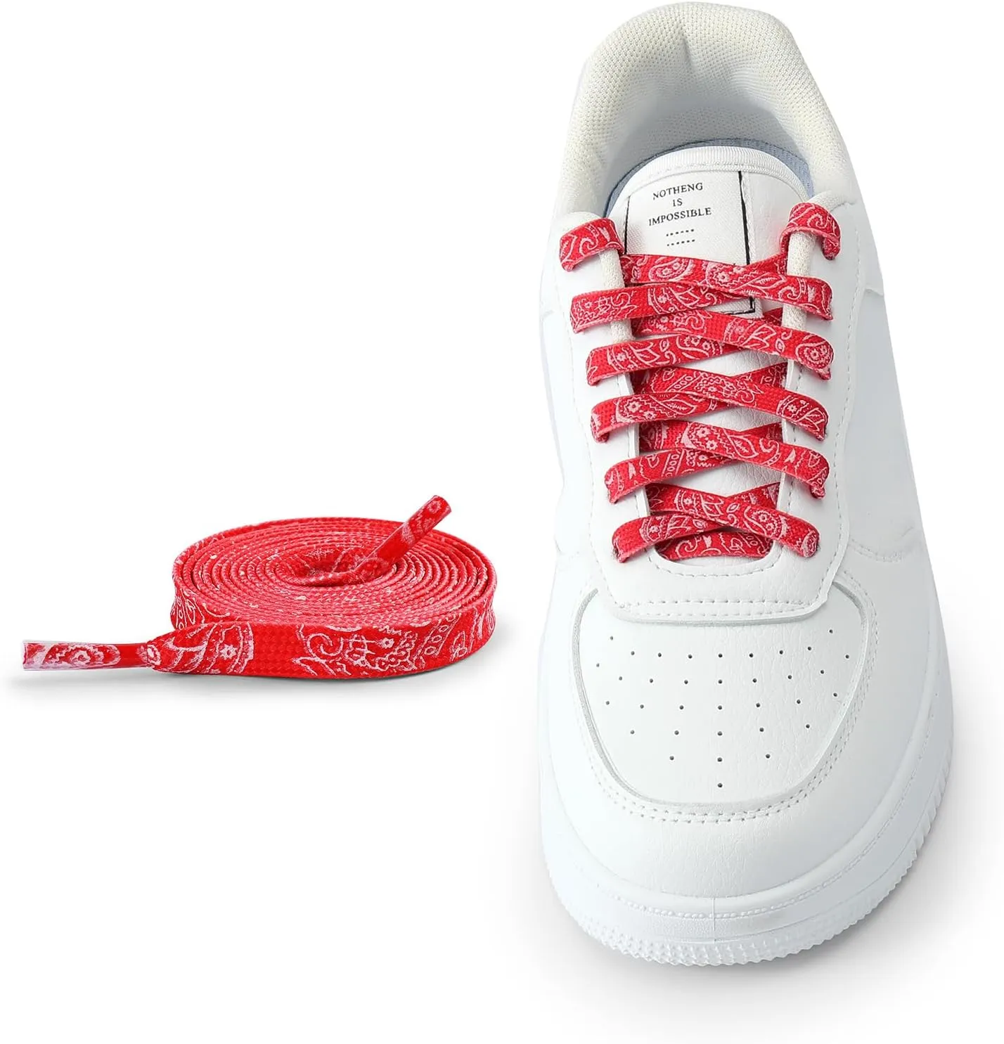Glow-in-the-Dark Laces, Flat Laces for Sneakers, Canvas Shoes, Skate Shoes - One Size Fits All