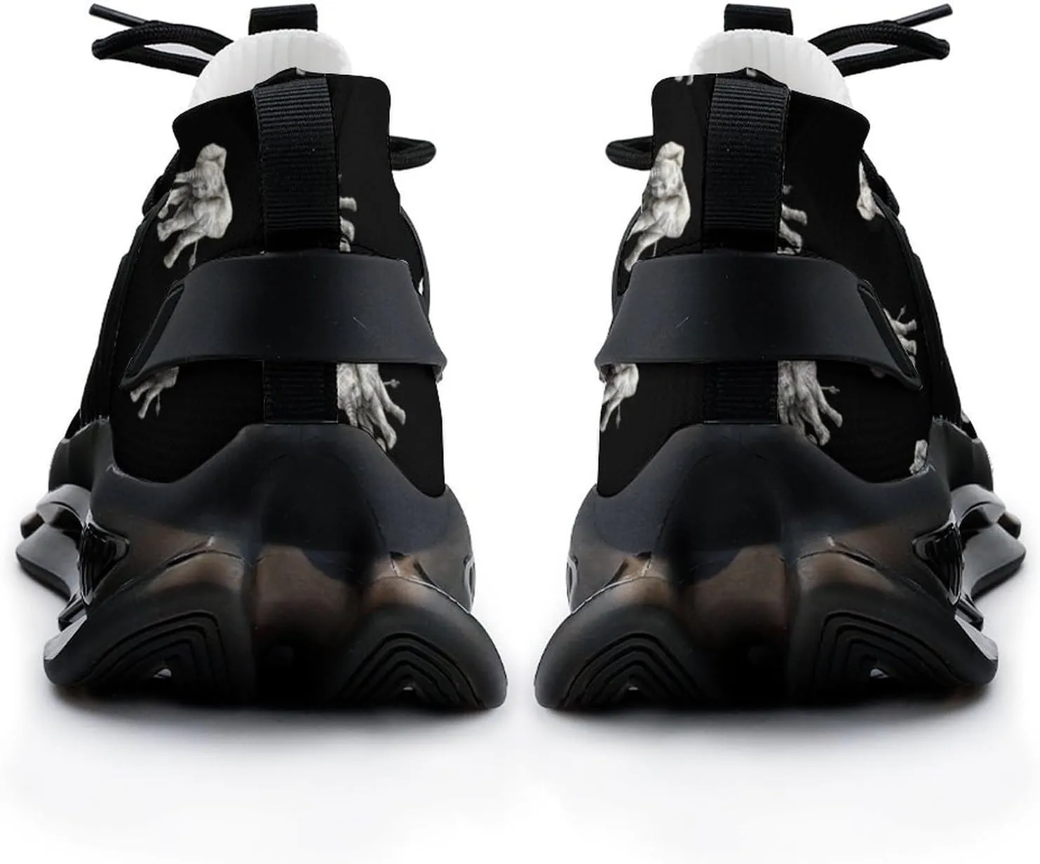 Happy Grey Elephant Men's Running Shoes Lightweight Walking Shoe Breathable Sneaker