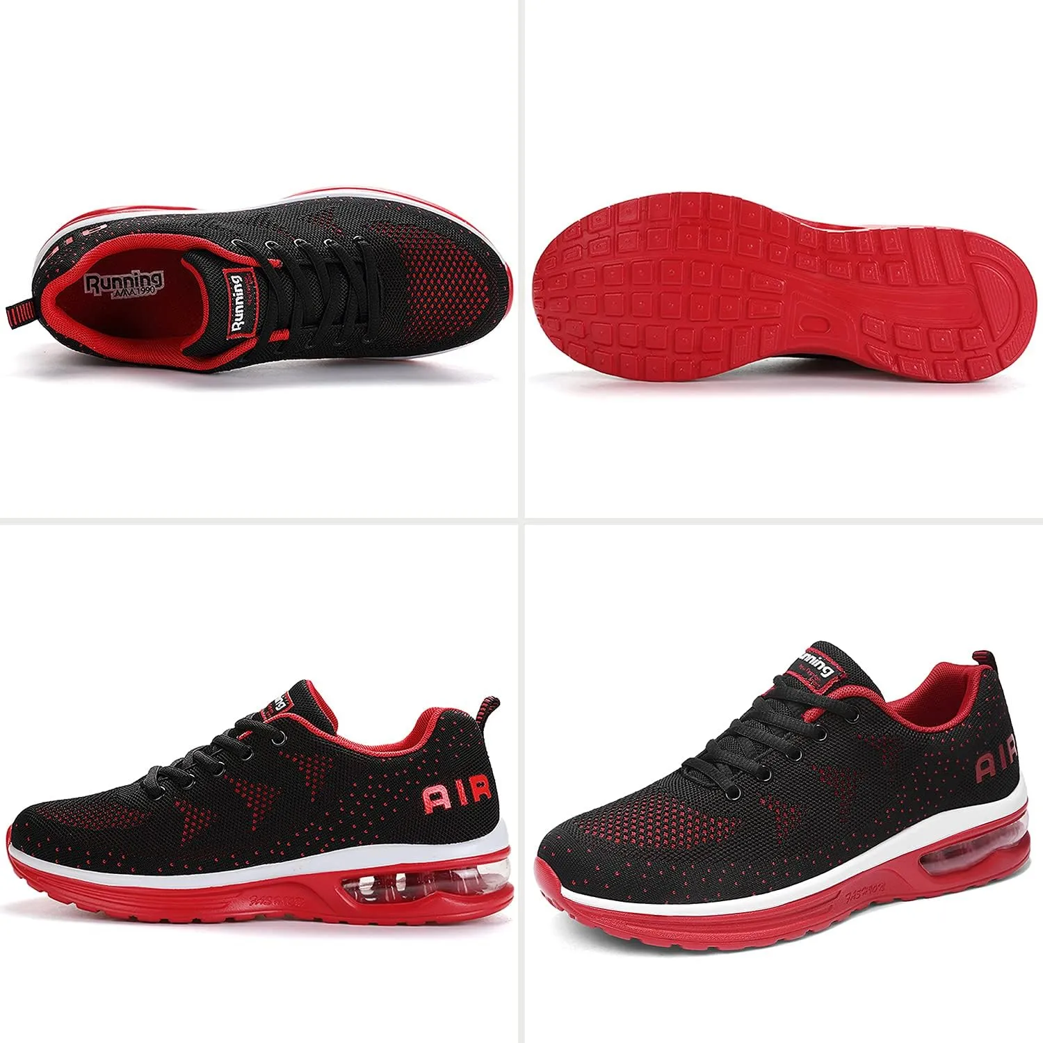 JARLIF Men's Lightweight Athletic Running Shoes Breathable Sport Air Fitness Gym Jogging Sneakers (Size 6.5-12.5)
