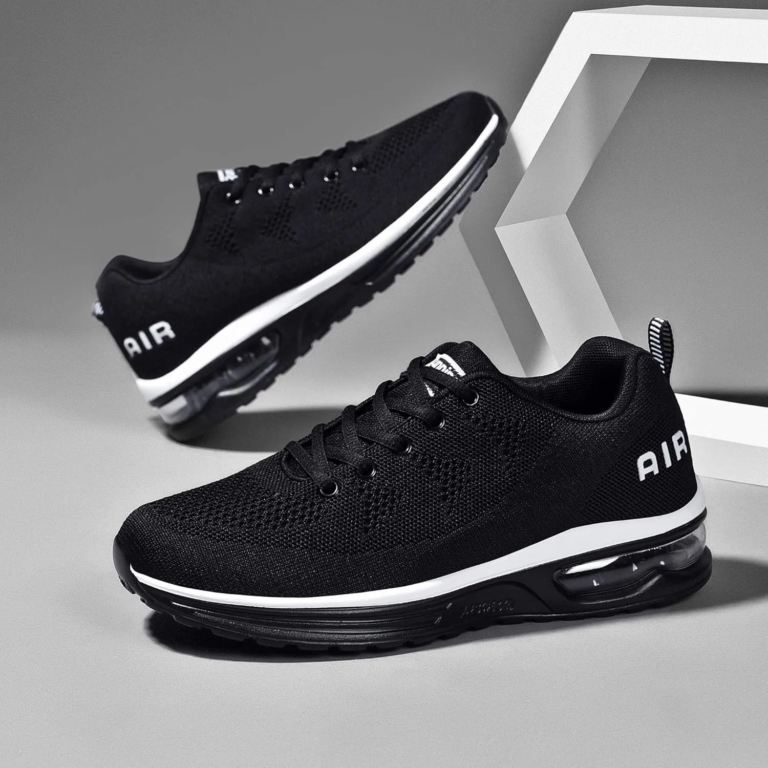 JARLIF Men's Lightweight Athletic Running Shoes Breathable Sport Air Fitness Gym Jogging Sneakers (Size 6.5-12.5)