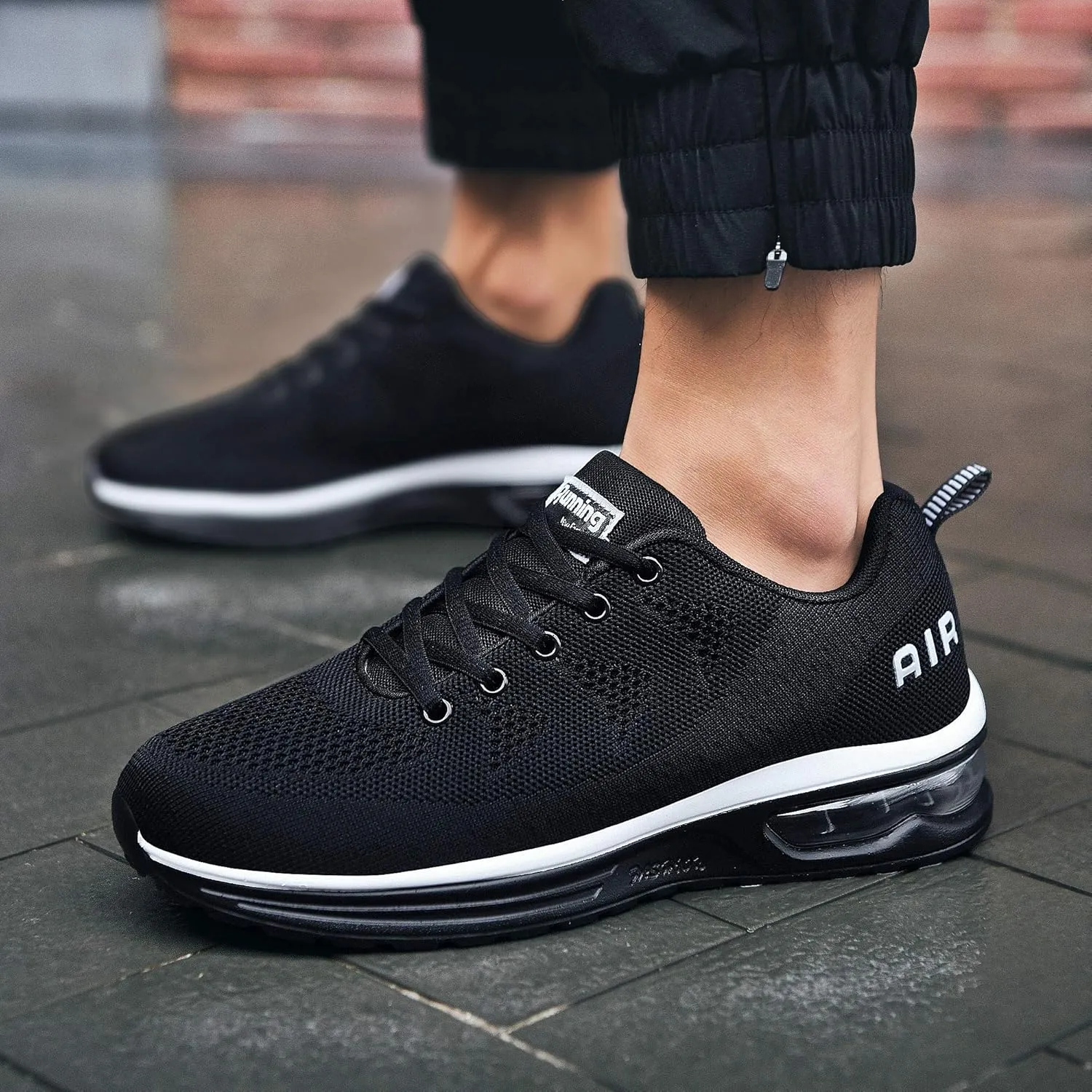 JARLIF Men's Lightweight Athletic Running Shoes Breathable Sport Air Fitness Gym Jogging Sneakers (Size 6.5-12.5)