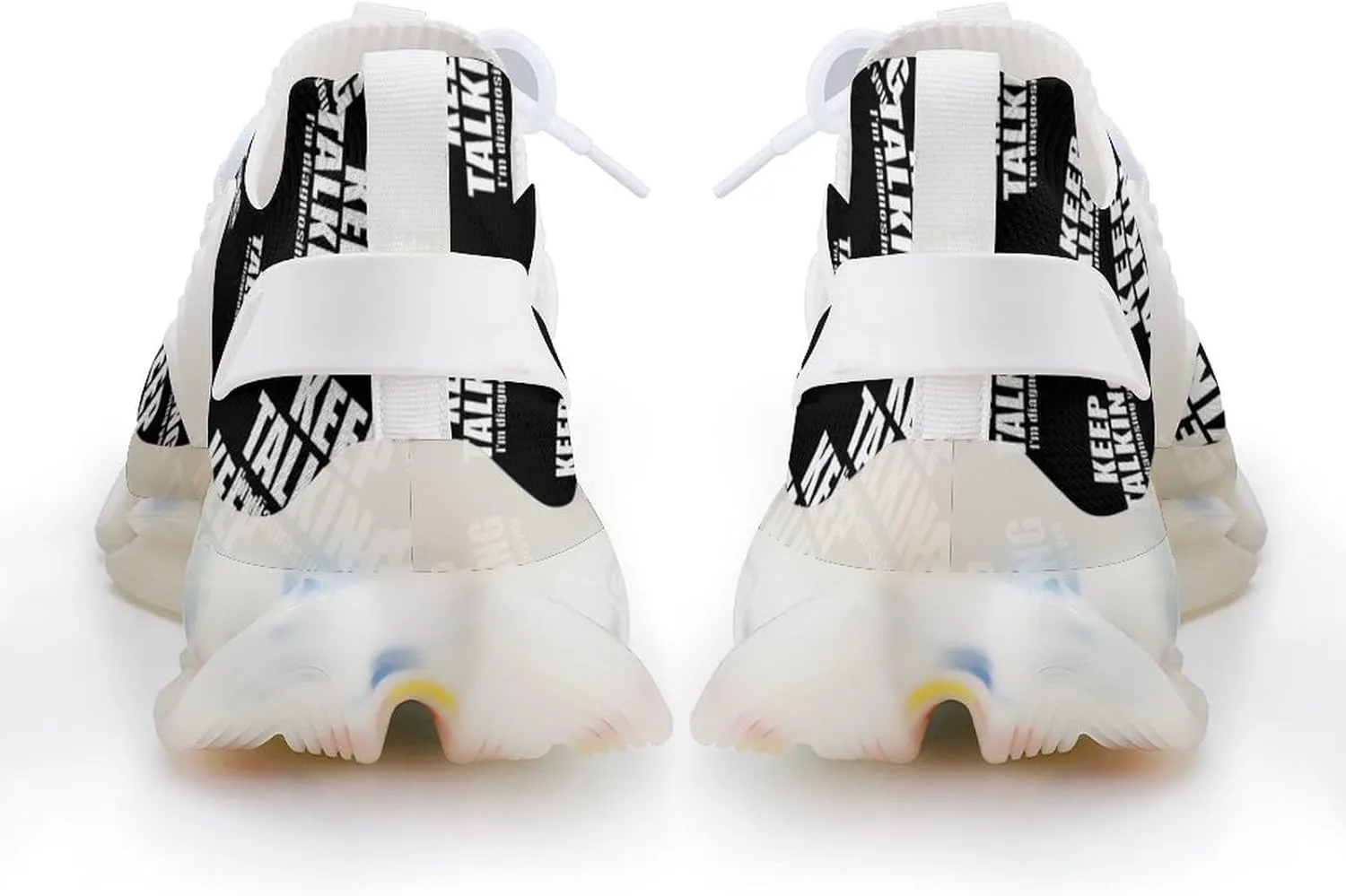 Keep Talking Diagnosing You Men's Running Shoes Lightweight Walking Shoe Breathable Sneaker