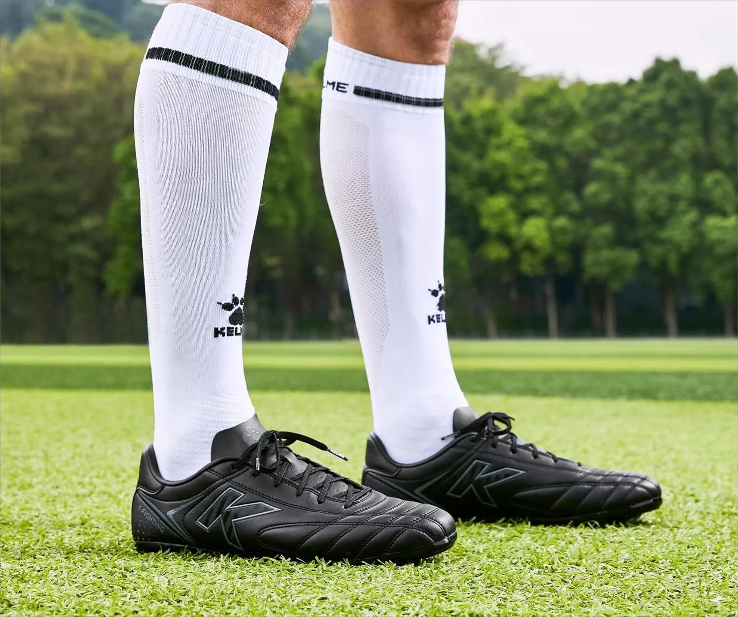 KELME K-Fighting AG Soccer Cleats, Mens Womens Unisex Outdoor Soccer Shoes, Artificial Grass Football, Youth