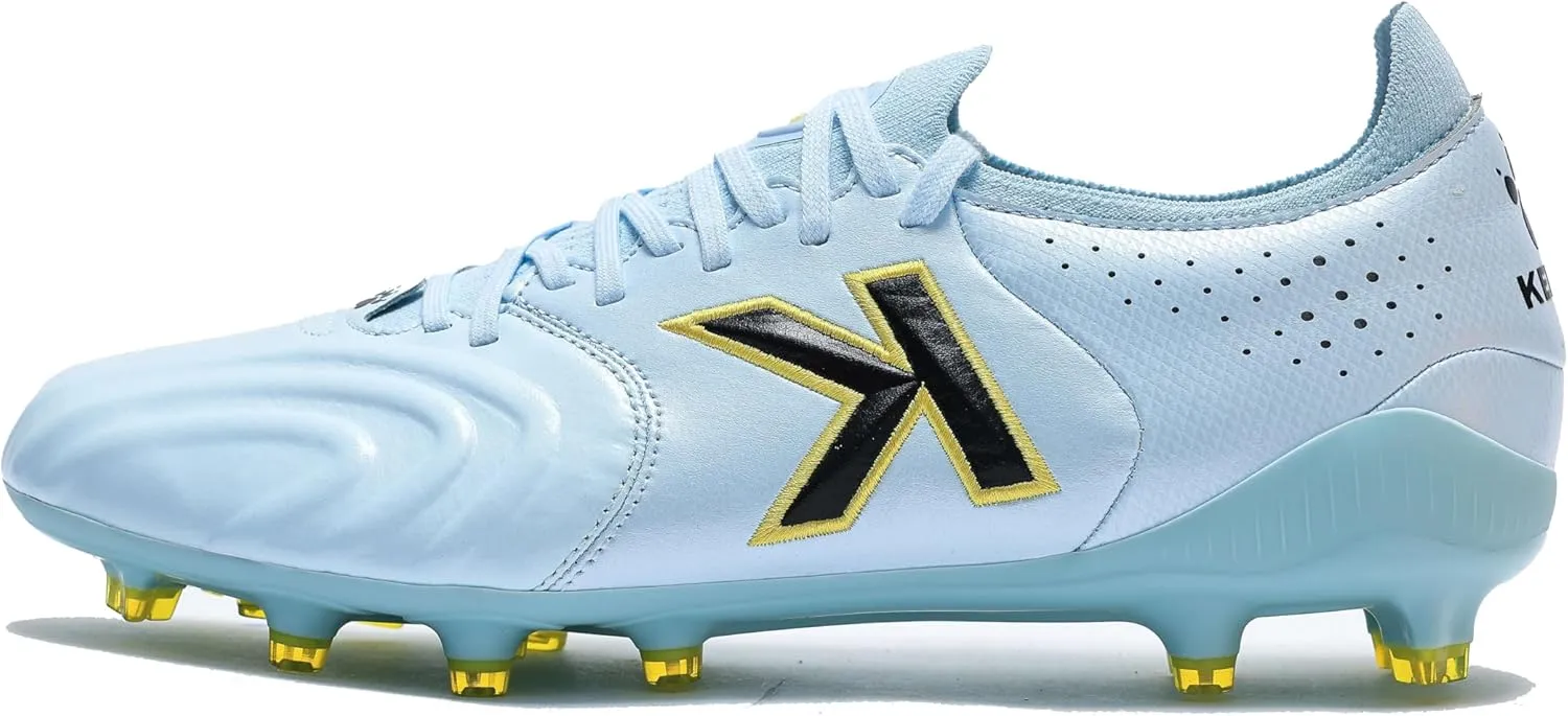 KELME Kangaroo Leather Soccer Cleats - FG Pro K-Leather Soccer Shoes - Outdoor Indoor Football Boots Mens Adult Sizes