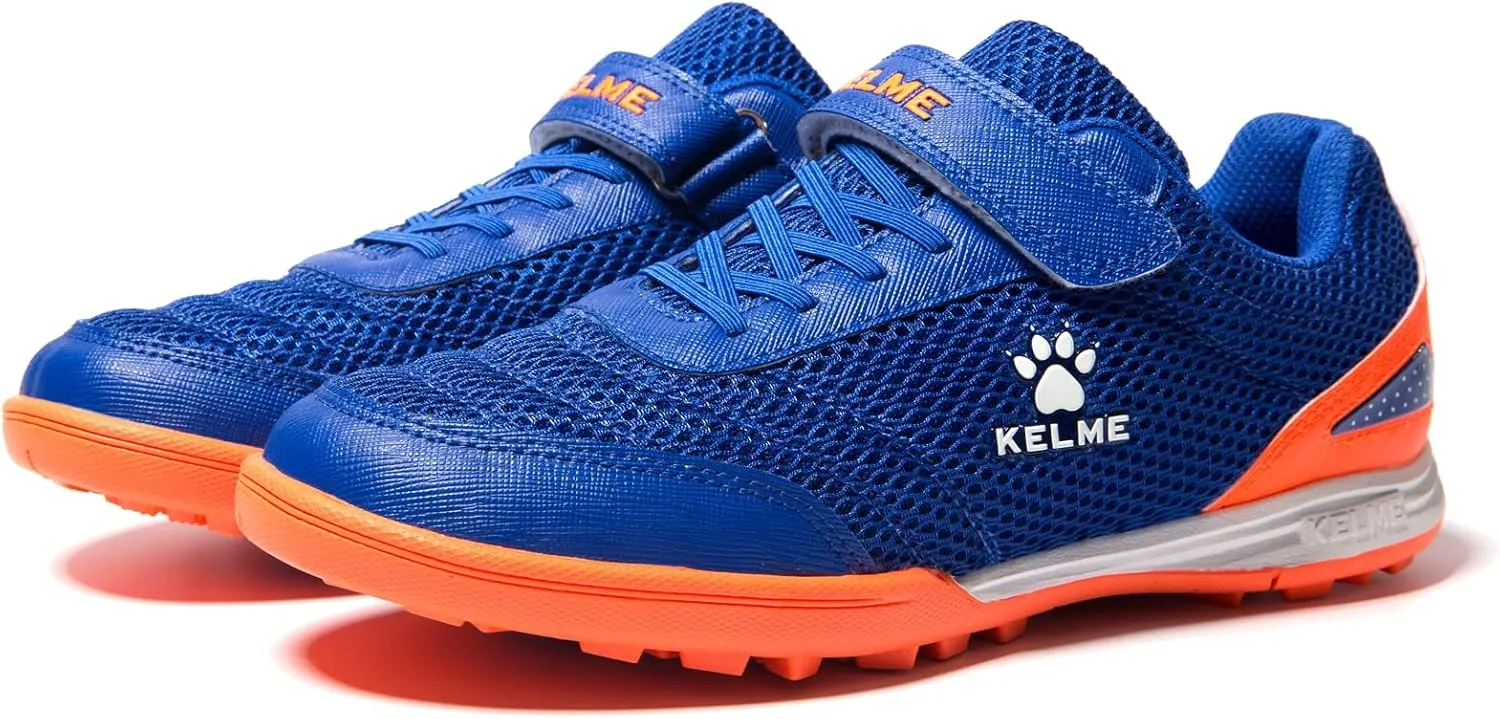 KELME Soccer Shoes for Boys Cleats Kids Indoor Football Trainning Shoes Athletic Girl Wide Turf Outdoor