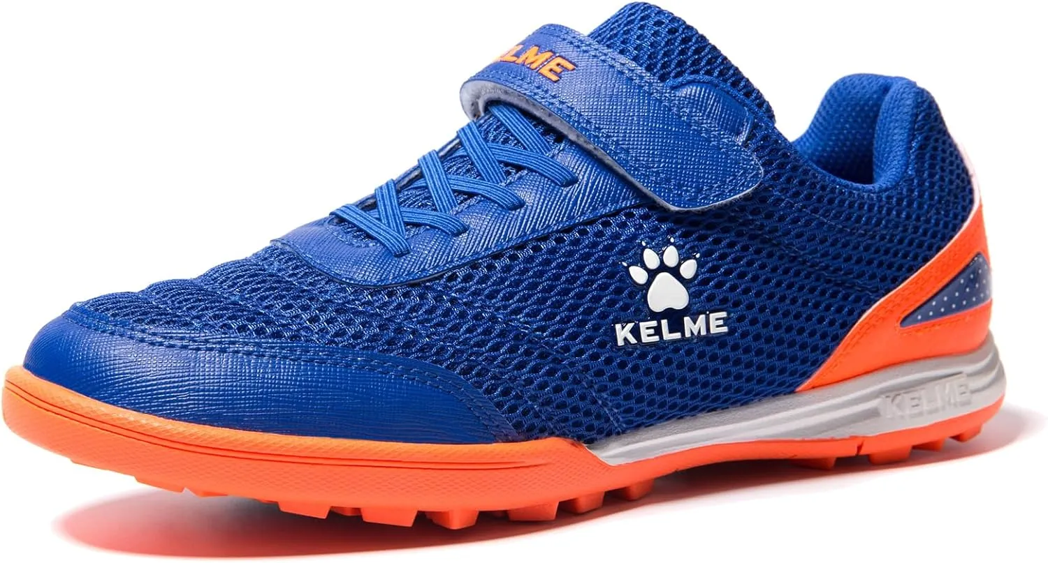 KELME Soccer Shoes for Boys Cleats Kids Indoor Football Trainning Shoes Athletic Girl Wide Turf Outdoor