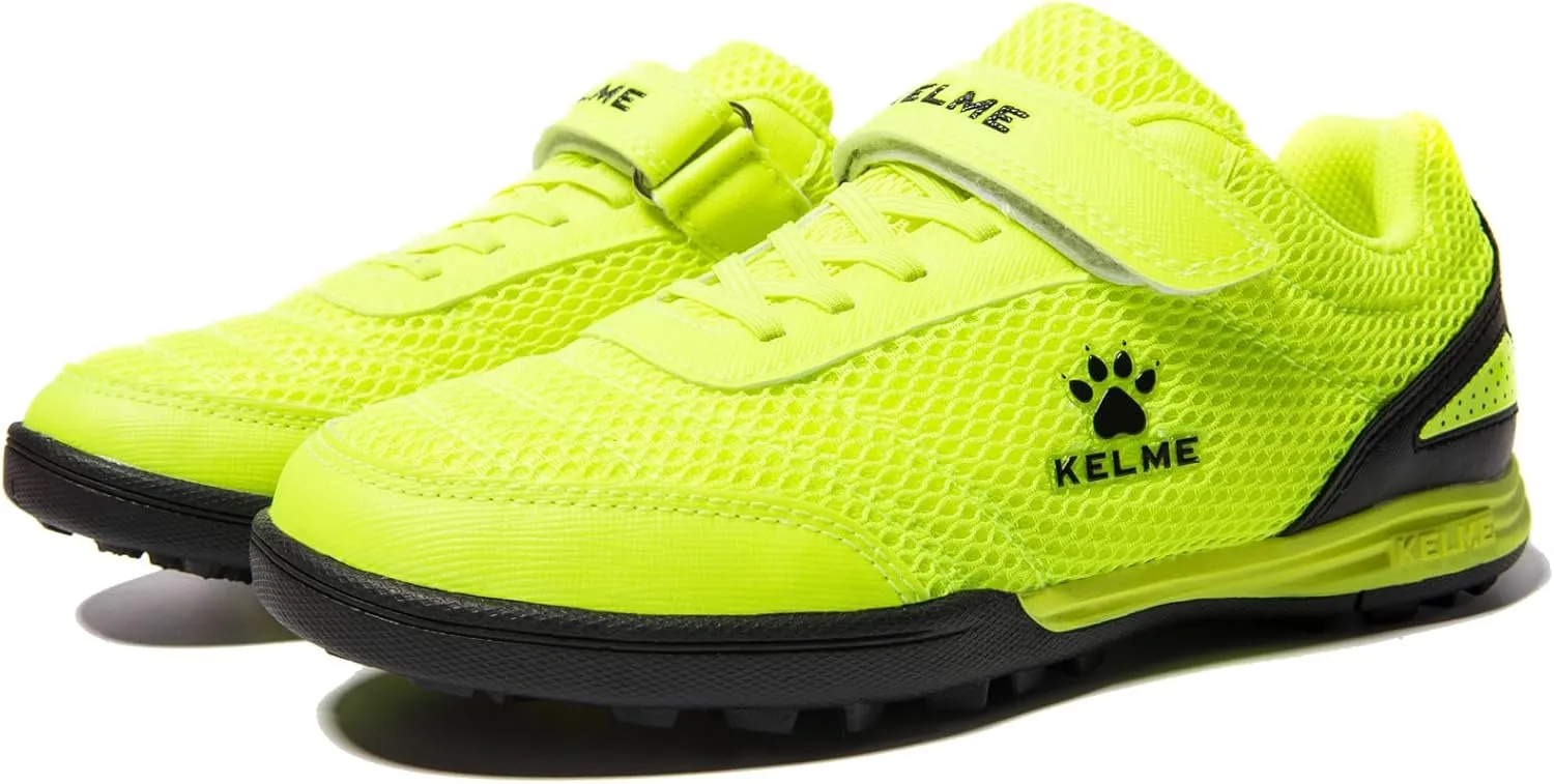 KELME Soccer Shoes for Boys Cleats Kids Indoor Football Trainning Shoes Athletic Girl Wide Turf Outdoor