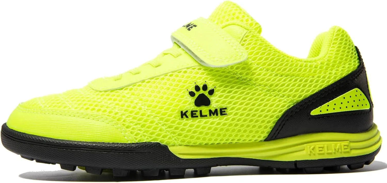 KELME Soccer Shoes for Boys Cleats Kids Indoor Football Trainning Shoes Athletic Girl Wide Turf Outdoor