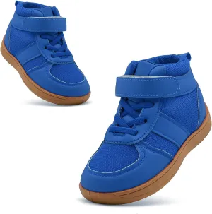 Kids High Top Barefoot Shoes Boys Girls Wrestling Shoes Anti-Skid Adventure Hiking Boots