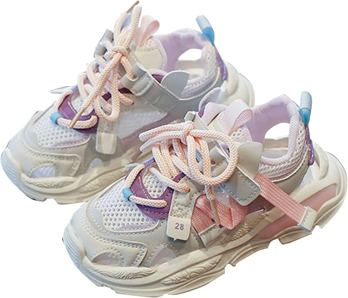 Kids Sneakers for Boys Girls Running Tennis Shoes Fashion Lightweight Breathable Sport Athletic Walking Shoes