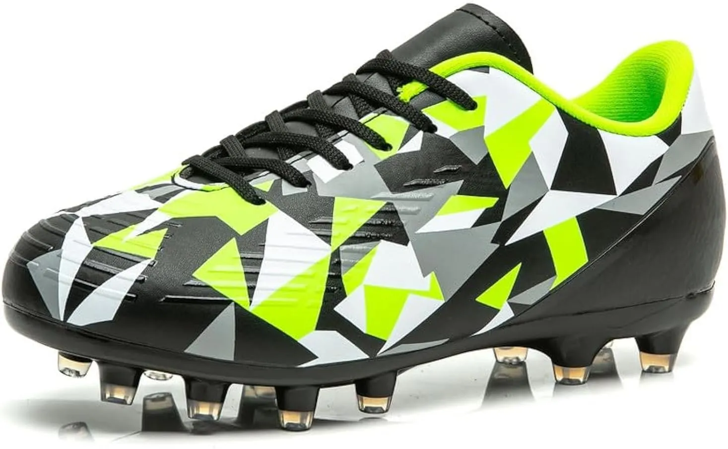 Kids Soccer Cleats Boys Girls Youth Football Cleats for Boys Girls Athletic Outdoor Soccer Shoes Lightweight Teenager Unisex Training Football Shoes for Little and Big Kid
