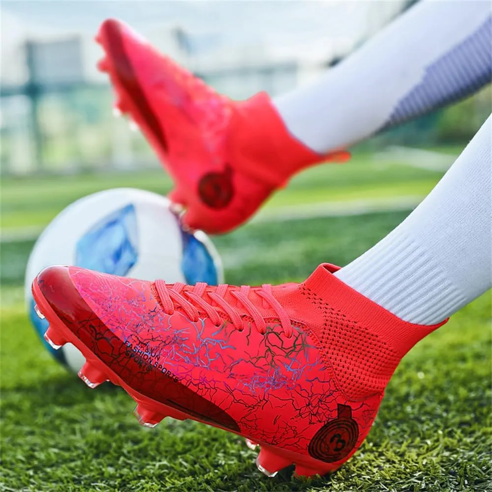 Kids Soccer Shoes Boys Football Cleats Professional Athletic Outdoor Trainning Football Shoes Youth Girl Turf Soccer Cleats