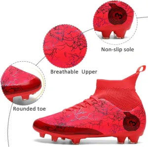 Kids Soccer Shoes Boys Football Cleats Professional Athletic Outdoor Trainning Football Shoes Youth Girl Turf Soccer Cleats